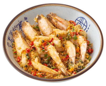 กุ้งคั่วพริกเกลือ