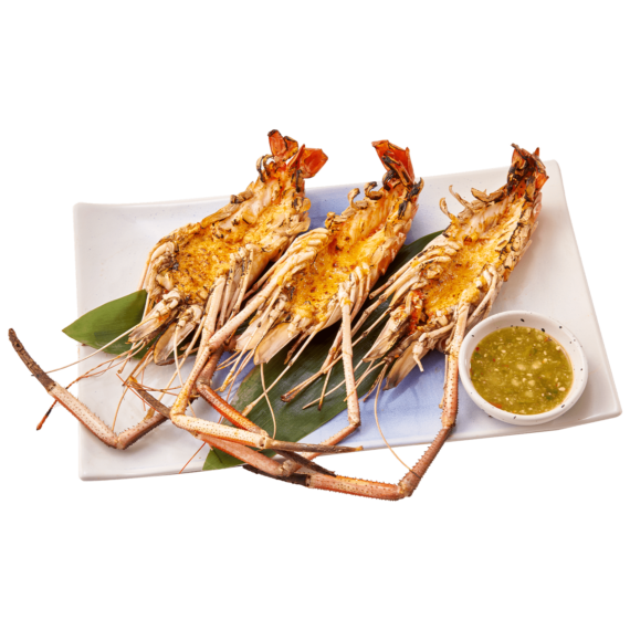 กุ้งแม่น้ำเผา