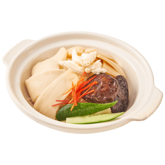 ข้าวหน้าเป่าฮื้อเนื้อปู