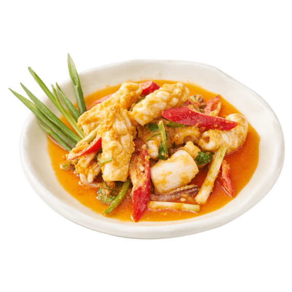 ปลาหมึกผัดไข่เข็ม