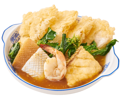 ราดหน้าทะเล เส้นทอด
