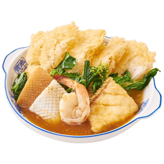 ราดหน้าทะเล เส้นทอด