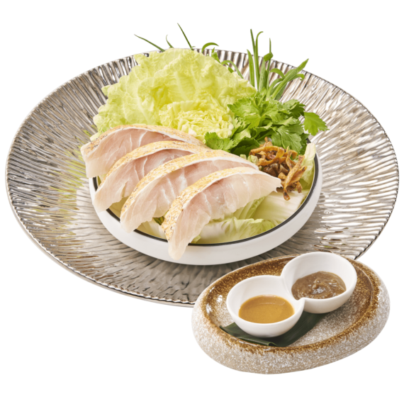 เนื้อปลาเก๋าแดงหม้อไฟ