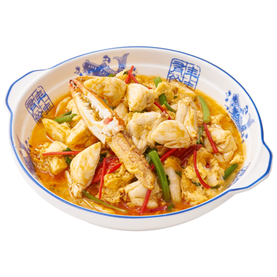 เนื้อปูก้อนผัดผงกระหรี่