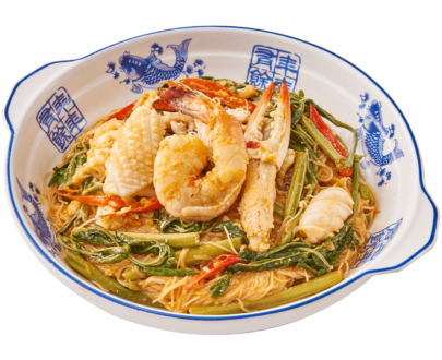 เส้นหมี่กระเฉดไฟแดง